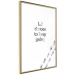 Wall Poster Choose to Keep Going - black English text and footprints 123221 additionalThumb 12