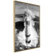 Wall Poster Cosmic Speed - black and white launching rocket against landscape 123521 additionalThumb 12