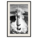 Wall Poster Cosmic Speed - black and white launching rocket against landscape 123521 additionalThumb 18