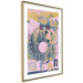 Wall Poster Bear and Balloon - playful animal in a colorful pink motif with inscriptions 127021 additionalThumb 7