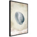 Wall Poster Tide - maritime composition of shell landscape on sand and wave background 127521 additionalThumb 13