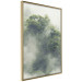 Wall Poster Misty Amazon - landscape of green tree crowns amidst dense fog 129421 additionalThumb 12