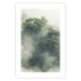 Wall Poster Misty Amazon - landscape of green tree crowns amidst dense fog 129421 additionalThumb 19
