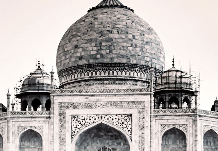 Poster Taj Mahal - monochromatic architecture of building and reflections in water 129721 additionalImage 10