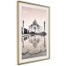 Poster Taj Mahal - monochromatic architecture of building and reflections in water 129721 additionalThumb 3