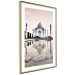Poster Taj Mahal - monochromatic architecture of building and reflections in water 129721 additionalThumb 7