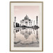 Poster Taj Mahal - monochromatic architecture of building and reflections in water 129721 additionalThumb 20