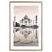 Poster Taj Mahal - monochromatic architecture of building and reflections in water 129721 additionalThumb 16