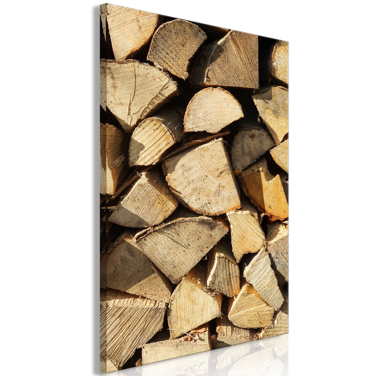 Canvas Beauty of Wood (1-piece) Vertical - landscape of multiple pieces of wood 131721 additionalImage 2