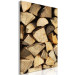 Canvas Beauty of Wood (1-piece) Vertical - landscape of multiple pieces of wood 131721 additionalThumb 2