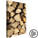 Canvas Beauty of Wood (1-piece) Vertical - landscape of multiple pieces of wood 131721 additionalThumb 6