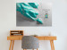 Poster Portofino and Surroundings - map of the coast of Italy with a blue continent 131821 additionalThumb 5