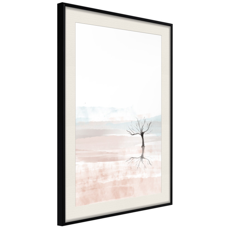 Wall Poster Watercolor Landscape - composition of a landscape of a black leafless tree 137921 additionalImage 8