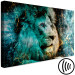 Canvas Blue King (1-piece) Wide - lion and gilded abstraction in the background 138221 additionalThumb 6