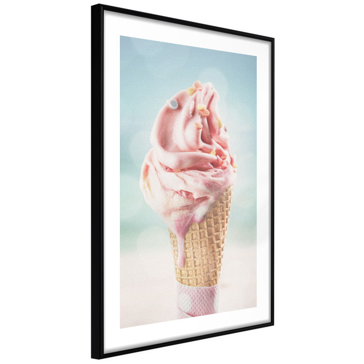 Poster The Taste of Summer - Sweet Ice Cream in Pastel Colors on the Sea and Beach 144121 additionalImage 7