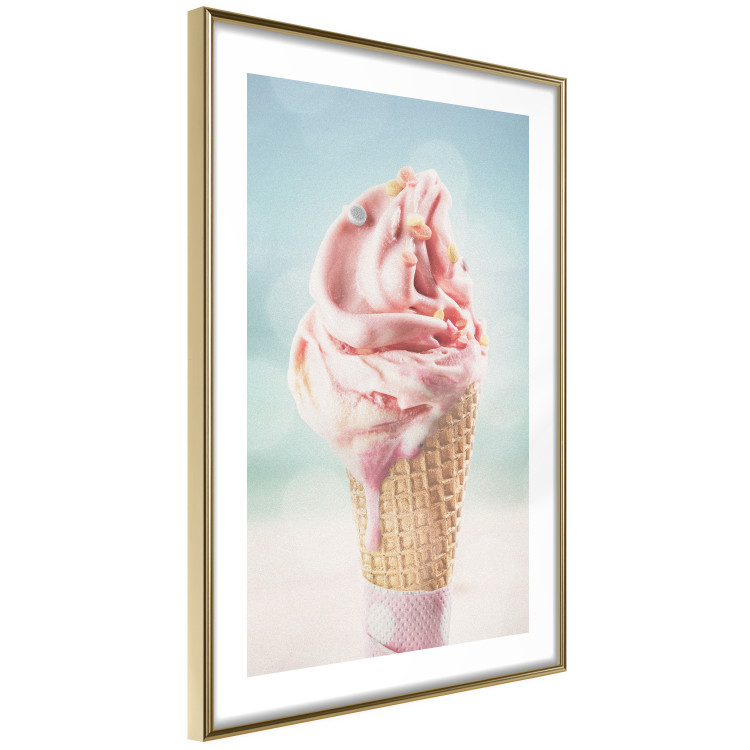 Poster The Taste of Summer - Sweet Ice Cream in Pastel Colors on the Sea and Beach 144121 additionalImage 8