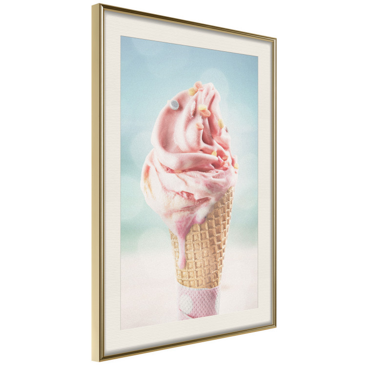 Poster The Taste of Summer - Sweet Ice Cream in Pastel Colors on the Sea and Beach 144121 additionalImage 10