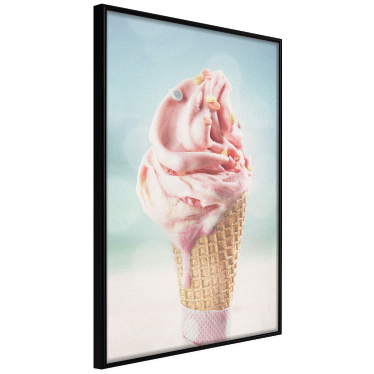 Poster The Taste of Summer - Sweet Ice Cream in Pastel Colors on the Sea and Beach 144121 additionalImage 5