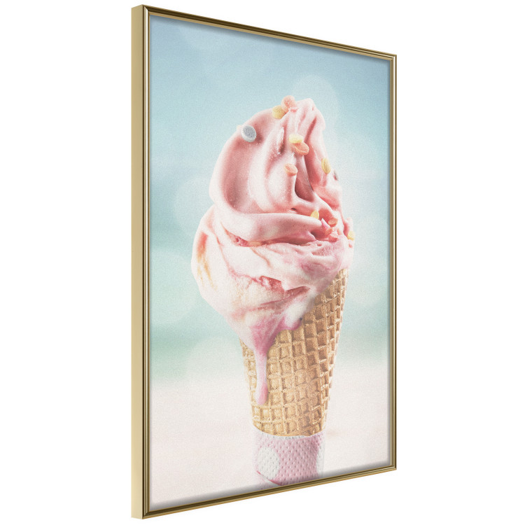 Poster The Taste of Summer - Sweet Ice Cream in Pastel Colors on the Sea and Beach 144121 additionalImage 6