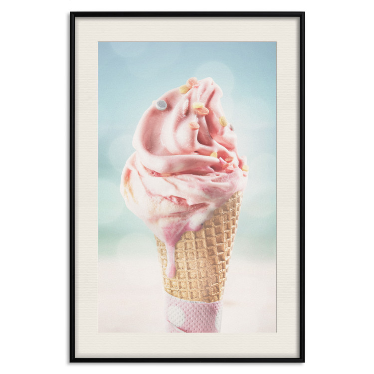 Poster The Taste of Summer - Sweet Ice Cream in Pastel Colors on the Sea and Beach 144121 additionalImage 26