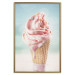 Poster The Taste of Summer - Sweet Ice Cream in Pastel Colors on the Sea and Beach 144121 additionalThumb 23