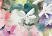 Canvas Watercolor Bouquet (1-piece) - colorful flowers on a blurred background 149721 additionalThumb 4