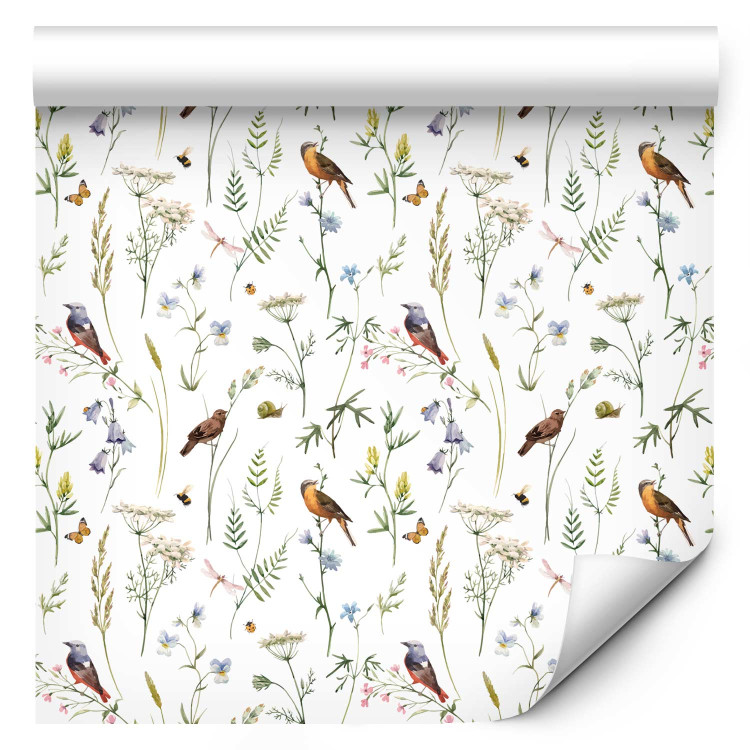 Modern Wallpaper Colorful Spring - Colorful Flowers, Birds and Other Animals 149921 additionalImage 1