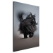 Canvas Art Print AI Maine Coon Cat - Walking Animal With Long Black Hair - Vertical 150121 additionalThumb 2