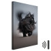 Canvas Art Print AI Maine Coon Cat - Walking Animal With Long Black Hair - Vertical 150121 additionalThumb 8