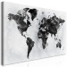 Large canvas print White and Black Map II [Large Format] 150821 additionalThumb 3