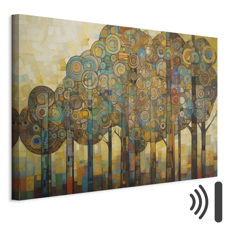 Canvas Mosaic Forest - An Abstraction With a Forest Motif Generated by AI 151121 additionalImage 8