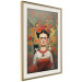 Poster Cartoon Frida - Portrait of a Woman With Two Cats on Her Shoulders 152221 additionalThumb 11