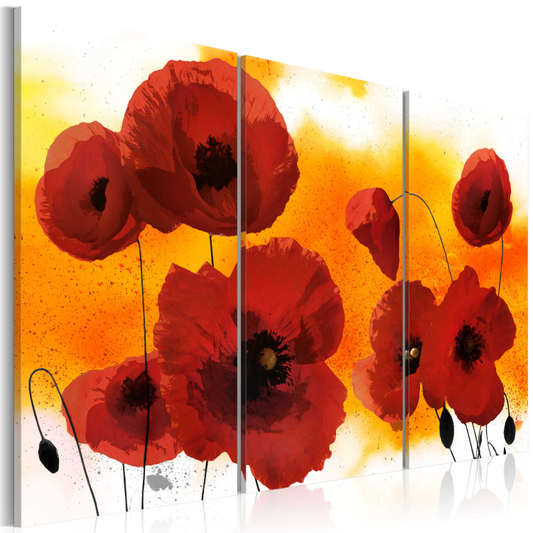 Canvas Sunny afternoon and poppies 55521 additionalImage 2