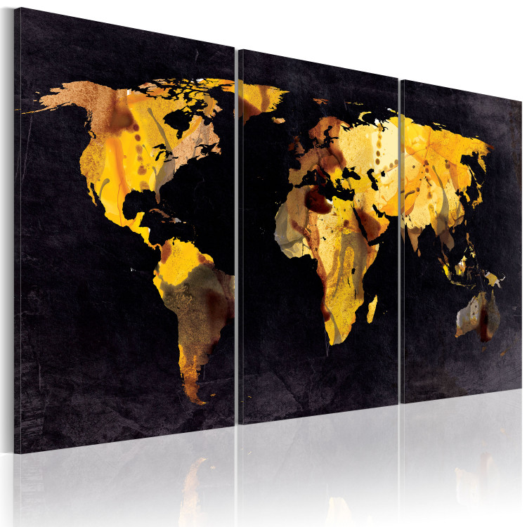 Canvas The World map - quicksands 55621 additionalImage 2