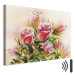 Canvas Art Print Wonderful Roses - Colorful Bouquet of Flowers in Hand-painted Motif 98021 additionalThumb 8