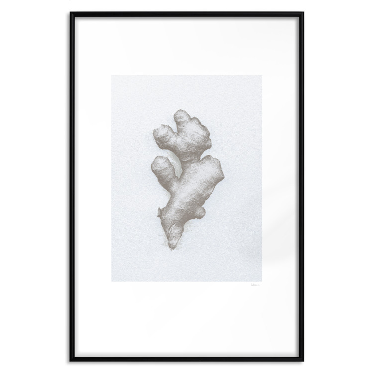Wall Poster Ginger - minimalist composition with the warming root of nature 117531 additionalImage 18