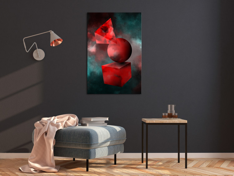 Canvas Print Geometric Cosmos (1 Part) Vertical 118931 additionalImage 3