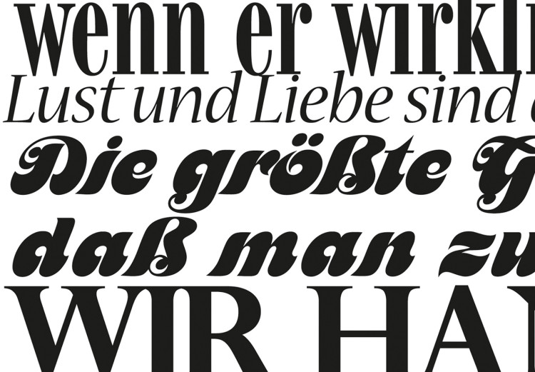 Poster Lebe dein Leben - black German text in the form of a quote 123131 additionalImage 11