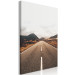 Canvas Art Print Forward (1-piece) Vertical - road landscape in mountain scenery 130231 additionalThumb 2