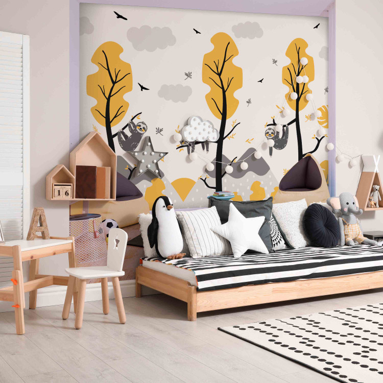 Wall Mural Cute Sloths 131731 additionalImage 4