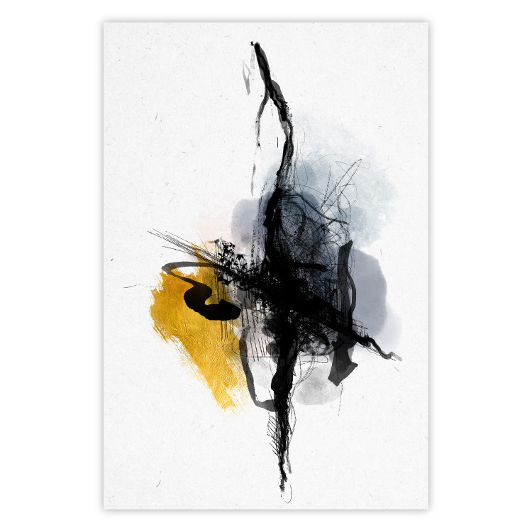 Wall Poster Turbulent Stream - artistic colorful patterns in abstract style 131831