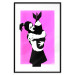 Wall Poster Bomb Hugger - girl with a bomb on a pink background in Banksy style 132431 additionalThumb 15