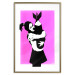 Wall Poster Bomb Hugger - girl with a bomb on a pink background in Banksy style 132431 additionalThumb 16