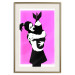 Wall Poster Bomb Hugger - girl with a bomb on a pink background in Banksy style 132431 additionalThumb 19
