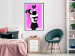 Wall Poster Bomb Hugger - girl with a bomb on a pink background in Banksy style 132431 additionalThumb 3