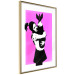 Wall Poster Bomb Hugger - girl with a bomb on a pink background in Banksy style 132431 additionalThumb 6