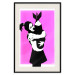 Wall Poster Bomb Hugger - girl with a bomb on a pink background in Banksy style 132431 additionalThumb 18