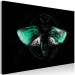 Canvas Print Night Moth (1-piece) Wide - third variant - green wings 142531 additionalThumb 2