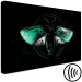 Canvas Print Night Moth (1-piece) Wide - third variant - green wings 142531 additionalThumb 6