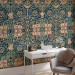 Wall Mural Symmetry with flowers - eclectic mosaic with nature motif in ornaments 142831 additionalThumb 4